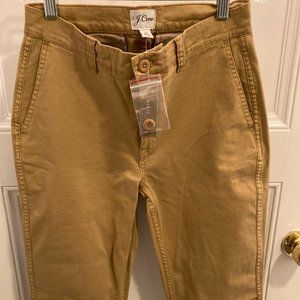 J. Crew Vintage slim straight stretch chino pant